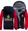 2019 Winter Hoody Herbalife Nutrition 남자 여성 따뜻한 두껍게 두드러짐 가을 의상 땀 셔츠 지퍼 재킷 플리렉 후드 티 스트리트 스트리트 8482351