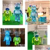 Actiespeelgoedfiguren 400 Bearbrick Pvc-figuur Cosplay One Big Eye Sley Collections Bearbricklys 28 cm Gewrichten Geluiden Drop Levering Speelgoed Dhk35