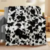 Dekens Microfiber Kleine Koe Deken Superzachte dekens voor bed Sprei Bank Decoratieve Camping Picknick Winter Warme deken