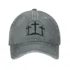 Ball Caps Personalized Cotton The Three Crosses Baseball Cap Women Men Breathable Jesus Christ Religion Dad Hat Sports