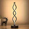1pc LED Charging Spiral Table Lamp, KTV Cafe Bedroom Bedside Decoration Night Light, Super Good-looking And Durable