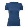 Nuovo vestito da yoga LL-23 T-shirt da donna Tute Sport all'aria aperta Manica corta Alta elasticità Fitness Training Top Quick Dry Spandex Abbigliamento attivo