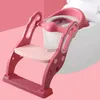 Andra badtoalettförsörjningar Potten Stege Potty Training Toalettstol med stegpall Stege Potty Seat With Ladder för småbarn Baby Girls Boys YQ240111