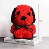 Inne imprezy imprezowe dostawy 25 cm Teddy Rose Dog Artificial Flower of Dog Of Dog Dekoracja świąteczna dla domu Walentynki Kobiet Prezenty Mother's Pieśń Pieśnia Dogvaiduryd