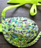 Vikinii Rhinestone Neon Green Bikinis Women Diamond Push Up Baddräkter Sexig grimma Crystal badkläder Kvinnor Baddräkter 240110