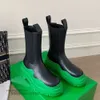 Boot Botteega Venetas Boots 2024 Botega b New High Version Couple Large Thick Bottom Chimney Green Tube 10cm 16cm Designer 22cm Afws