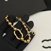 Romantiska kvinnors presentarmband 18K Guldpläterade smycken Boutique Designer Chain Armband med lådan rostfritt stål charm armband designer märke smycken