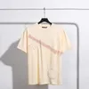 Heren Plus T-shirts Polo's T-shirts Op maat geweven geverfde stof met comfortabele en zachte textuur. Geborduurde graffitiletter op de borst