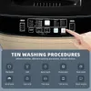 Machines Portable Washing Machine and Small Washer, Energy Saving, Child Lock, suitability for Dorm, Apartment, Gold