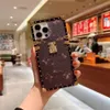 iPhone 15 Pro Max 14 Plus 14Pro 13Promax 12Pro 11 XR XSMAX 7G 8Plus Square Fur Mobile Cover Fashion PU Leather Case with