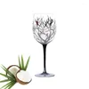 Verres à vin décoratifs, Design d'arbre quatre saisons, verres Lolita pour femmes et hommes amoureux, grand verre, cadeau pour la maison