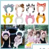 Balloon Cute Little Animal Headband Aluminum Foil Rabbit Frog Birthday Party Decorations Kids Baby Shower Toys Drop Delivery Gifts N Dh3Zr