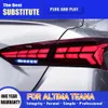 Pour Nissan Teana feu arrière LED 18-21 Altima ensemble de feu arrière frein feux de stationnement arrière Streamer clignotant indicateur