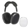 För AirPods Max Bluetooth Earbuds hörlurar Tillbehör Transparent TPU Solid Silicone Waterproof Protective Case Airpod Maxs hörlurar headsetfodral