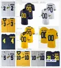 Michigan Wolverines Heren College 12 Josh Ross Jerseys 30 Daxton Hill 6 Cornelius Johnson 9 JJ McCarthy 2 Blake Corum 85 Daylen Ba6036797