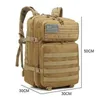 5025L Mochila táctica militar para hombres Bolsas impermeables de gran capacidad Deporte al aire libre Senderismo Camping Caza Trekking Mochilas 240110