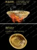 Bathroom Sink Faucets Electroplated Color Gold Silver Ceramic Drop-in Embedded European Style Cabinet Washbasin Round