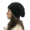 Unisex Fashion Women's Knitted Wool Bag Bean Hat Winter Warm Extra Large Outdoor Ski Hat Hip Hop Stripe Hat 240110