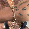 Männer Armreif Offene Manschette Twist Dornen Draht Pulsera Stahl Geometrische Armband Armreifen 17-19 cm Stachelschmuck Hip Hop armreif 240110