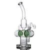 Bong in vetro inebriante Pipa ad acqua riciclata spessa Percolatore Narghilè Gorgogliatore Olio Dab Rigs Accessori per fumatori con giunto da 14 mm