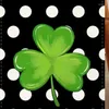 Bordduk Tryckt Mat Praktisk St. Patricks Holiday Decoration High Quality Flax Party Supplies Coasters