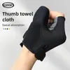 CXWXC MTB Bicycle Cycling Half Finger Gloves 6mm Thickened Palm Pad Shockproof Non-Slip Stretch Fabric GEL Bike Short Mittens 240111