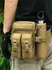 Torby na zewnątrz talia Wood Fanny Pakiet Utility Tactical Men Bag Fishing torebka kempingowa wędrówka