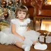 女の子のドレス0 1 2年の新生児バプテスマブルーピンクの白い服幼児の子供エレガントな洗礼パーティーTutu GownH240508