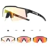 Kapvoe rouge pochromique cyclisme lunettes de soleil pour hommes bleu équitation lunettes VTT vélo lunettes lunettes sport 240111