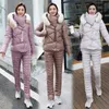 Lady Ski Jumpsuit Casual Tjock Winter Warm Women Snowboard Skisuit Outdoor Sports Skiing Pant Set Dragklapp SKID 240111