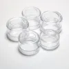 wholesale 1 3 5 10 20 30 pots de 30 grammes échantillon cosmétique récipient vide 5ML en plastique pot rond bouchon à vis couvercle petite petite bouteille 5G pour Make ZZ