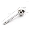 Measuring Tools 15ml Small Coffee Scoop Measure Spoon Scale Stainless Steel 304 Material Silver Rose Gold Tool SN3362