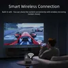 프로젝터 Ubeamer A30C Mini Projector 휴대용 3D 극장 Wi -Fi 동기화 안드로이드 iOS 스마트 폰 4K 1080p Moive Videoprojector LED Smart Cinemal240105