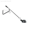 Lâmpadas de parede Nordic Long Rod Rocker Lâmpada Industrial Luz LED Braço Ajustável Triângulo Preto para Quarto Sala de Jantar