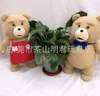 دمى Plush CM TED Movie Teddy Bear 2 Doll Toys في أنماط المئزر للحيوانات المحشو للحيوانات للأطفال هدية 230710