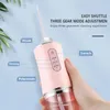 Whitening Oral Dental Water Jet for Teeth Whitening Portable Washing Mouth Hine of Usb Charging Ipx7 Waterproof Water Flosser 4tip