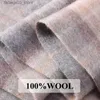 スカーフ2022高度に選択された％ウールレッドスコットランドの格子縞のスカーフウォームメンスカーフハウンドトゥース快適な冬のスカーフマンQ240111