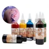 Borstar Tillfälliga tatueringar Bläck Semi Permanent Airbrush Ink For Body Art Gloss Tint Paint Pigment Makeup levererar 2 flaskor + bonus