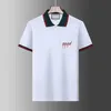 2024 New Flip Collar Men's Fashion Polo Shirt Luxury Italian Men's Short Sleeve Fashion Casual Men's Summer T-shirt M-3XL