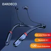 Earphones Eardeco 120 Hour Playback Bluetooth Headphones Bass Wireless Earphones Neckband 5.1 Headphone with Mic Sport Music Headset Stere