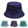 Berets Frühling Sommer Reversible Fischer Hut Männer Cartoon Dinosaurier Gedruckt Becken Outdoor Eimer Hüte Hip Hop Cap Panama