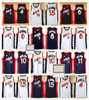 Mitchell och Ness 1996 USA Dream Team Basketball Jerseys Custom 15 Hakeem Olajuwon 6 Penny Hardaway 4 Charles Barkley 10 Reggie Mi4526057