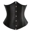 Jupe sous le buste, sous-vêtements Sexy pour femmes, amincissant, façonnant le corps, haut Corset pour femmes, Steampunk, ceinture Corset à lacets, blanc