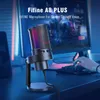 FIFINE Ampligame A8 PLUS USB-MIC met contrallable RGB3-capsules 4 polaire patronen Gain-wijzerplatensa Live Mic-aansluiting een mute-touch 240110