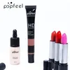 Ensembles POPFEEL Kit de maquillage professionnel fard à paupières rouge à lèvres correcteur Mascara fond de teint crayon à sourcils cadeau cosmétique pour femme TSLM1