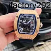 Jf RichdsMers Watch Factory Superclone Tourbillon Double Time Zone Rose Gold RM015 Manual