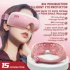 Elektrikli Göz Masajı 4D Müzik Sıkıştırma Hava Yastığı Basınç Titreşim Masaj Bakım Aleti Yorgunluk Uykuyu İyileştirme 240110