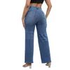 Pantalon femme haute qualité déchiré pantalon large jean pour femme grande taille