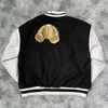 Nowe męskie kurtki marka mody męska kurtka dla kobiet vintage luźne długie rękaw zielone baseball mężczyzna Hip Hop Autumn Varsity swobodne ciepłe odzież bombowca tops s-xl