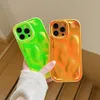 3D Meteoriet Patroon Telefoon Case Voor iPhone 15 14 13 12 11 Pro Max Fluorescerende Kleur Chameleon Zachte Schokbestendige Cover 100 stks